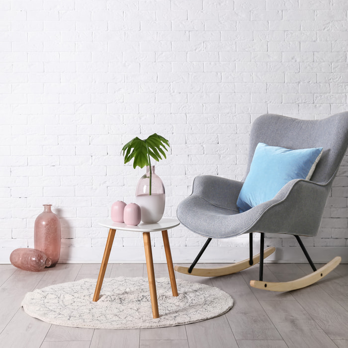 Fauteuil Helsinki A Bascule Gris M1