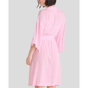 Bata corta mujer viscosa topitos ligera