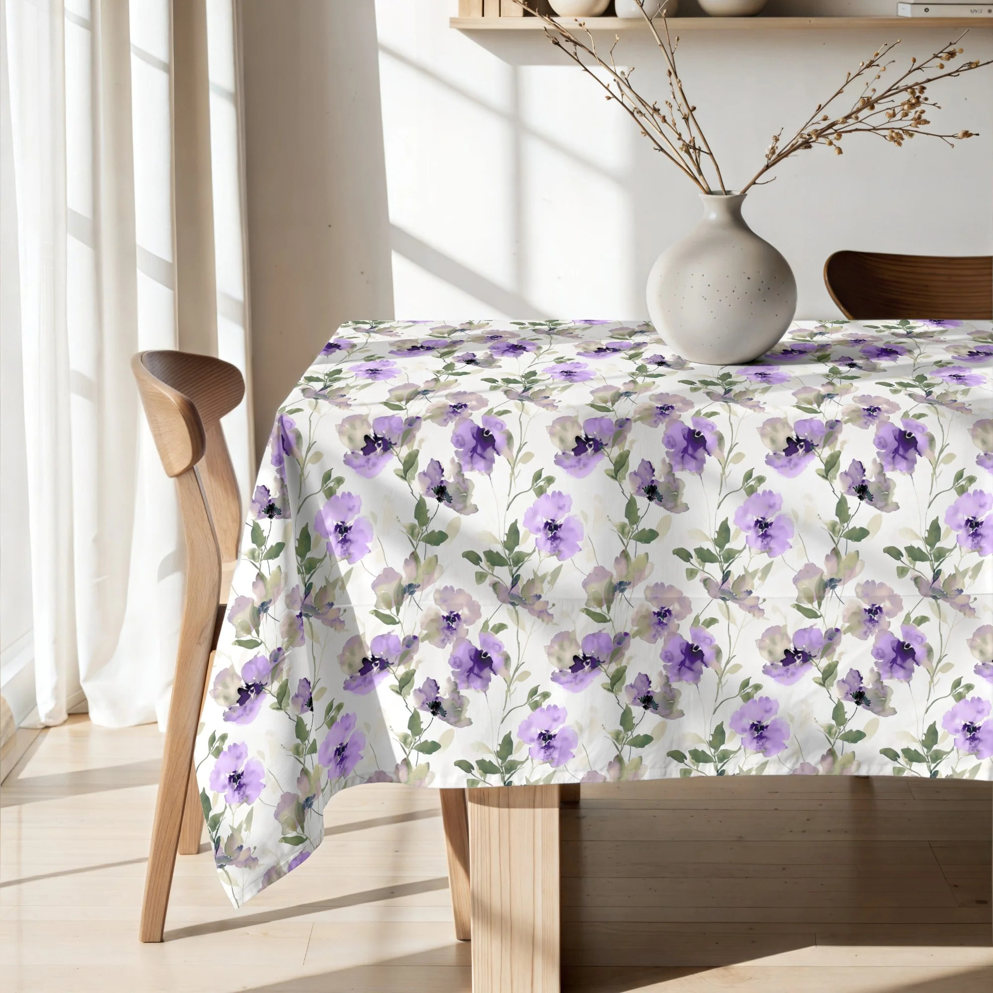 Nappe en tissu 100% coton Nalin Flor