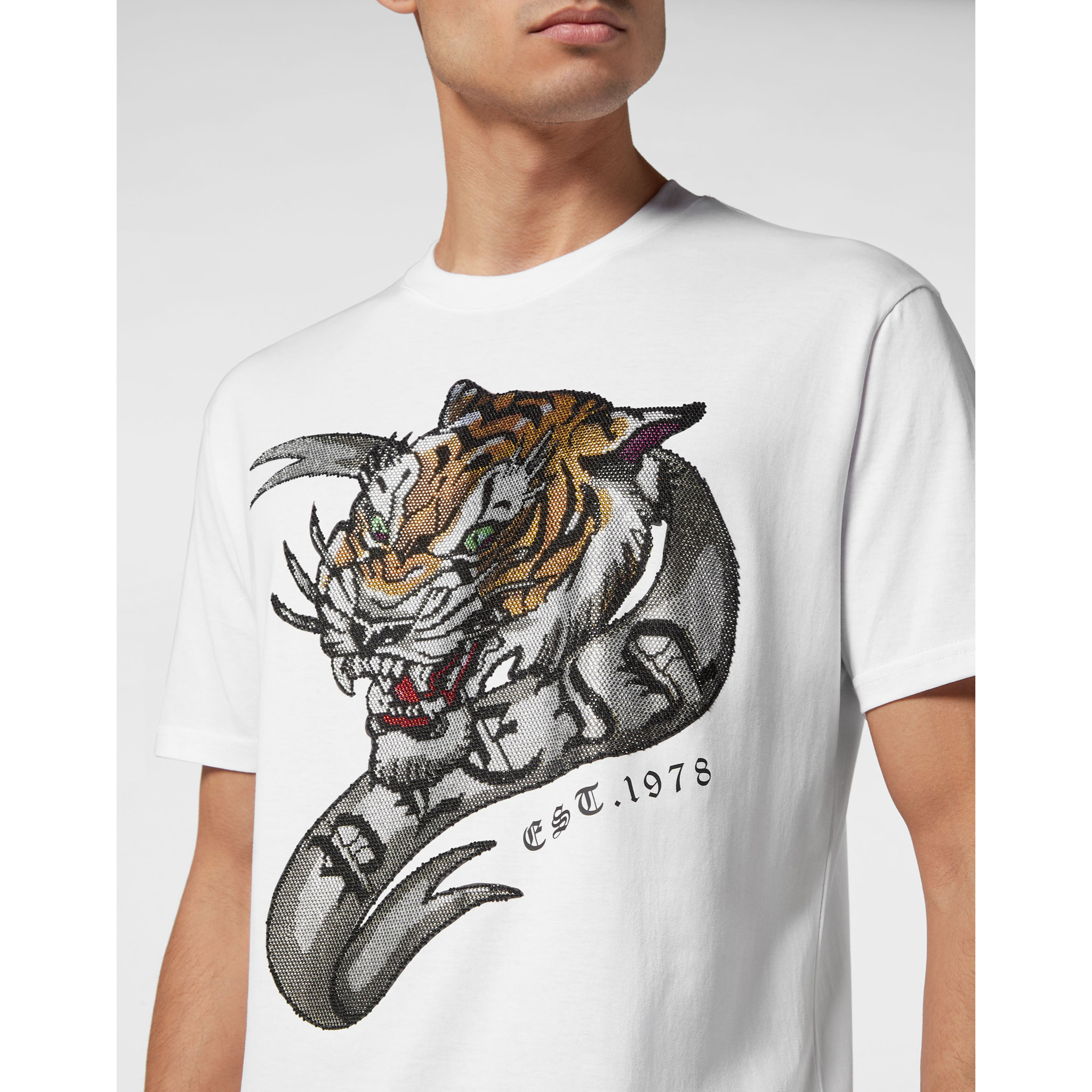 PHILIPP PLEIN T-shirt girocollo TATTOO