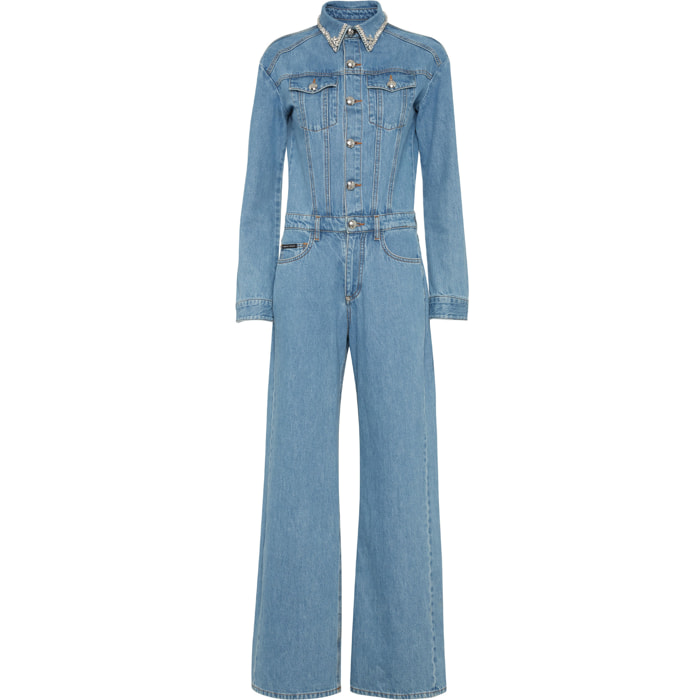 PHILIPP PLEIN Denim Jumpsuit PS