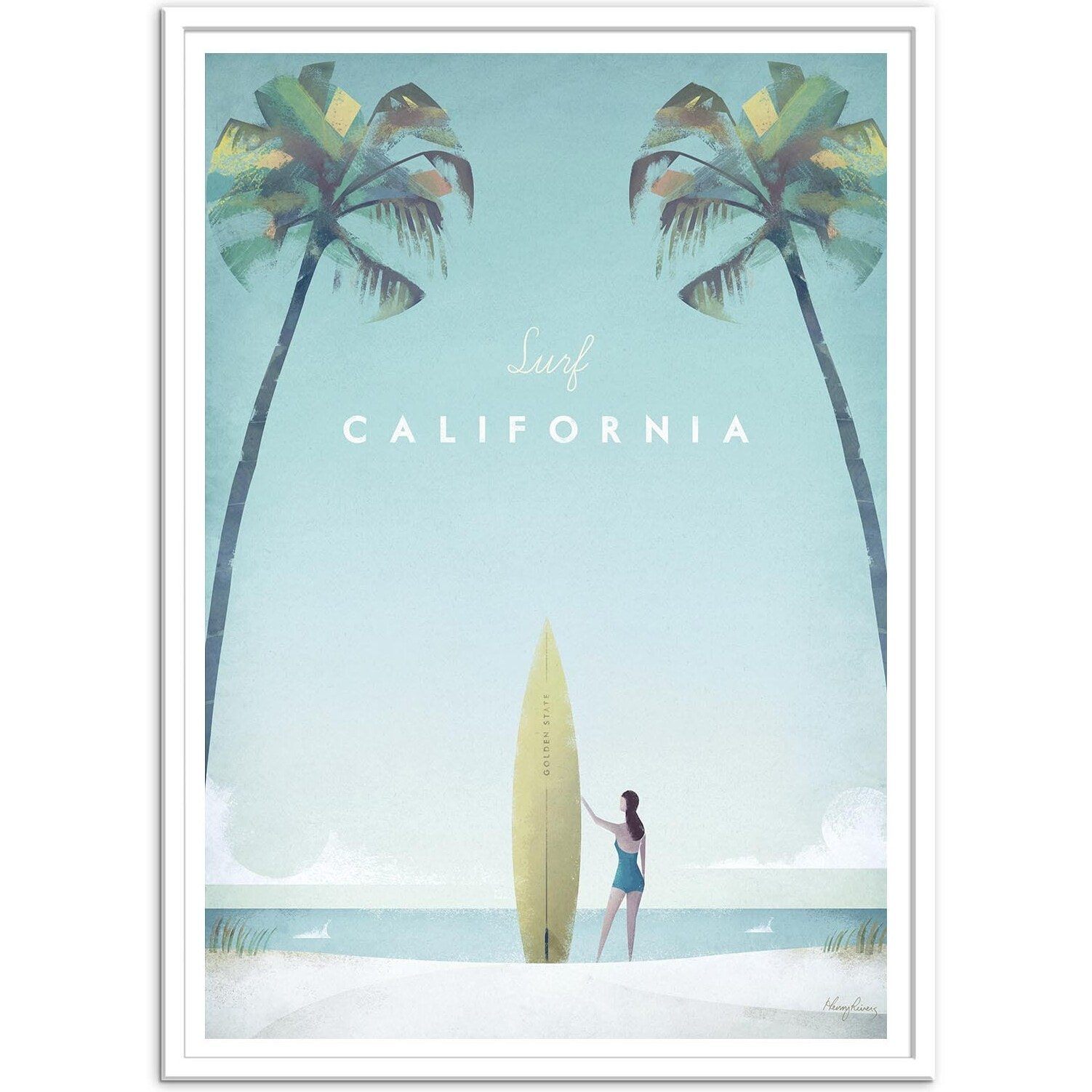 Affiche - Visit California - Henry Rivers