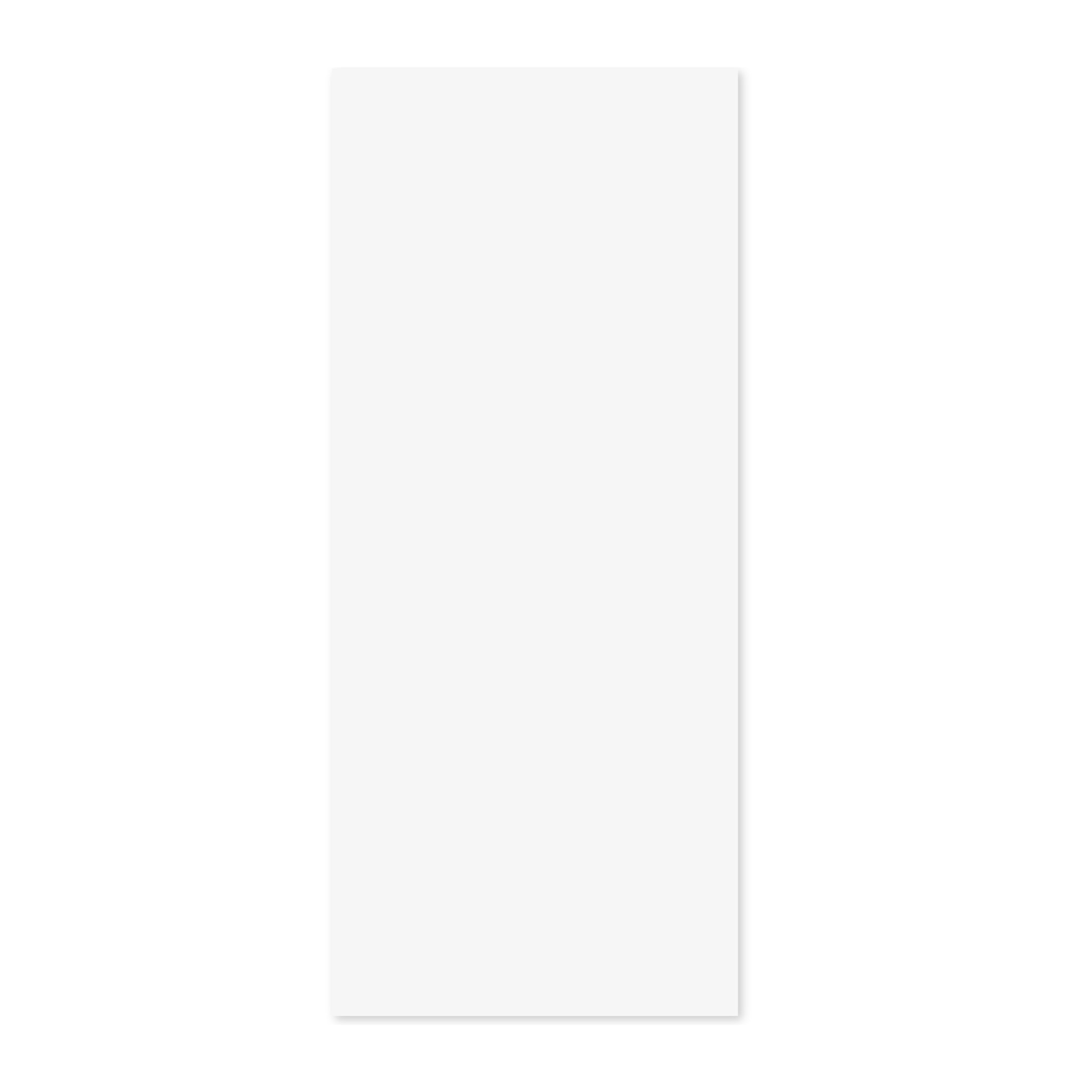 Panneau Mural Finition Aluminium Blanc 90 x 210 cm - WALL'IT BLANC