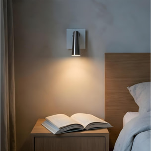 LEDS C4 Luz De Lectura Gamma Mix&Match Square Led 2.2W Blanco Cálido - 2700K On-Off Bla