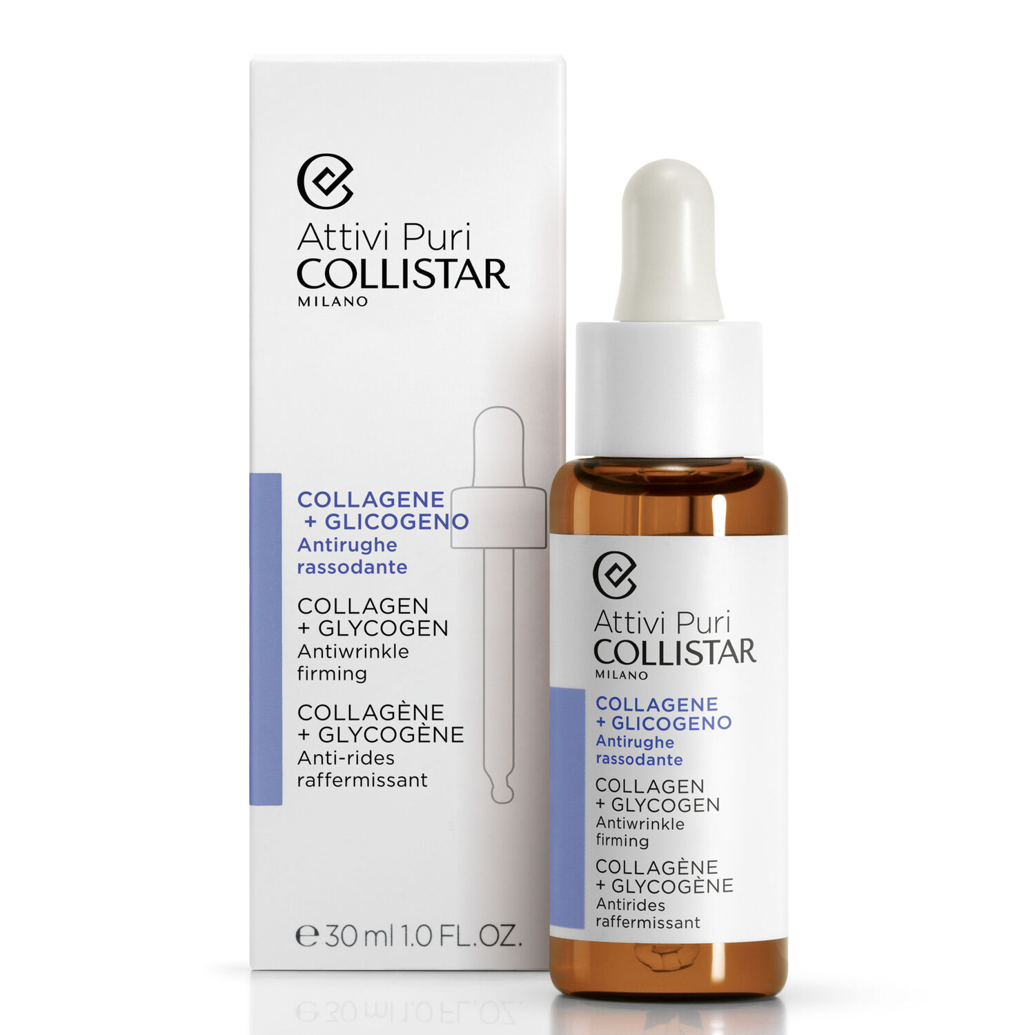 Attivi Puri - Soin Visage Hydratant Collagène + Glycogène 30 ml