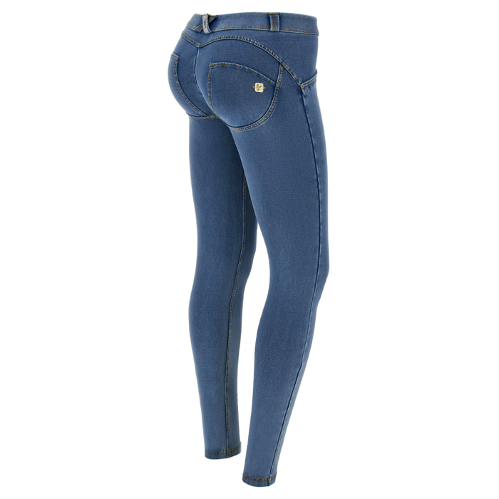 Jeggings push up WR.UP® vita bassa in jersey organico