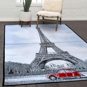 Tapis fin imprimé Leta our Eiffel