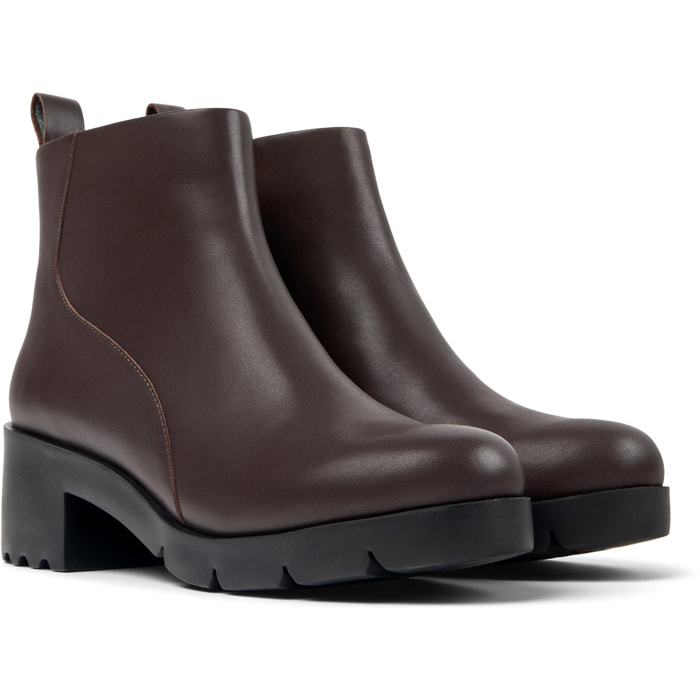 Botines - CAMPER Wanda - Marron - Cuero liso