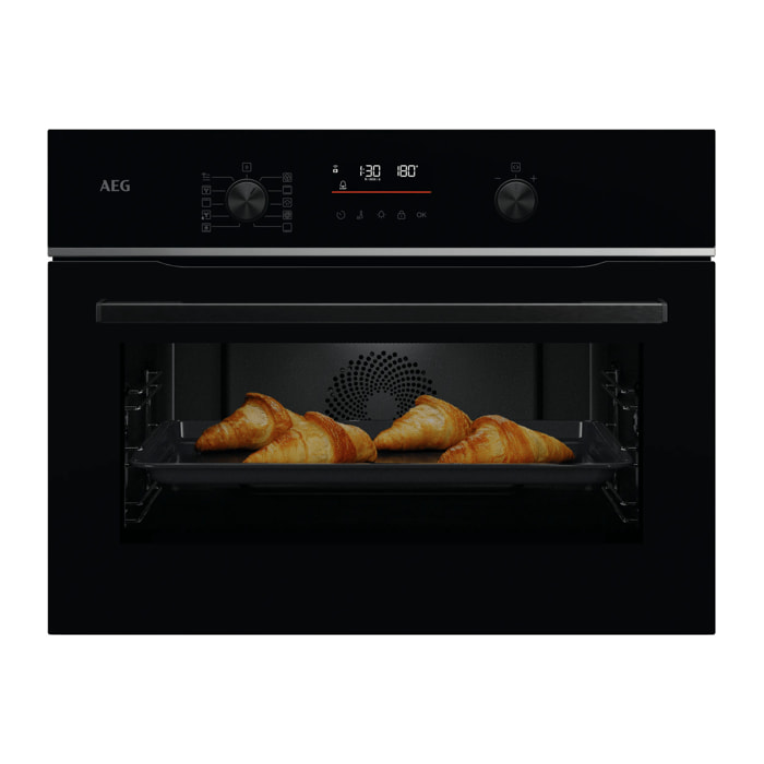 AEG Horno compacto Serie 5000 SurroundCook con SteamBake con Display LED Explore TA5PK401B