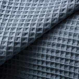 Manta 140x190cm, 200gsm, 100% algodón, gris oscuro neutral benetton