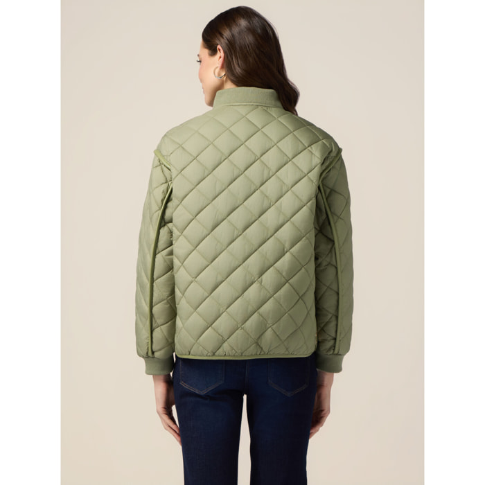 Oltre - Bomber ligera acolchada - Verde militare