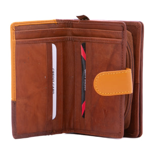 Portafoglio  da donna ecopelle Prodotto Vegano 13x9x3 cm