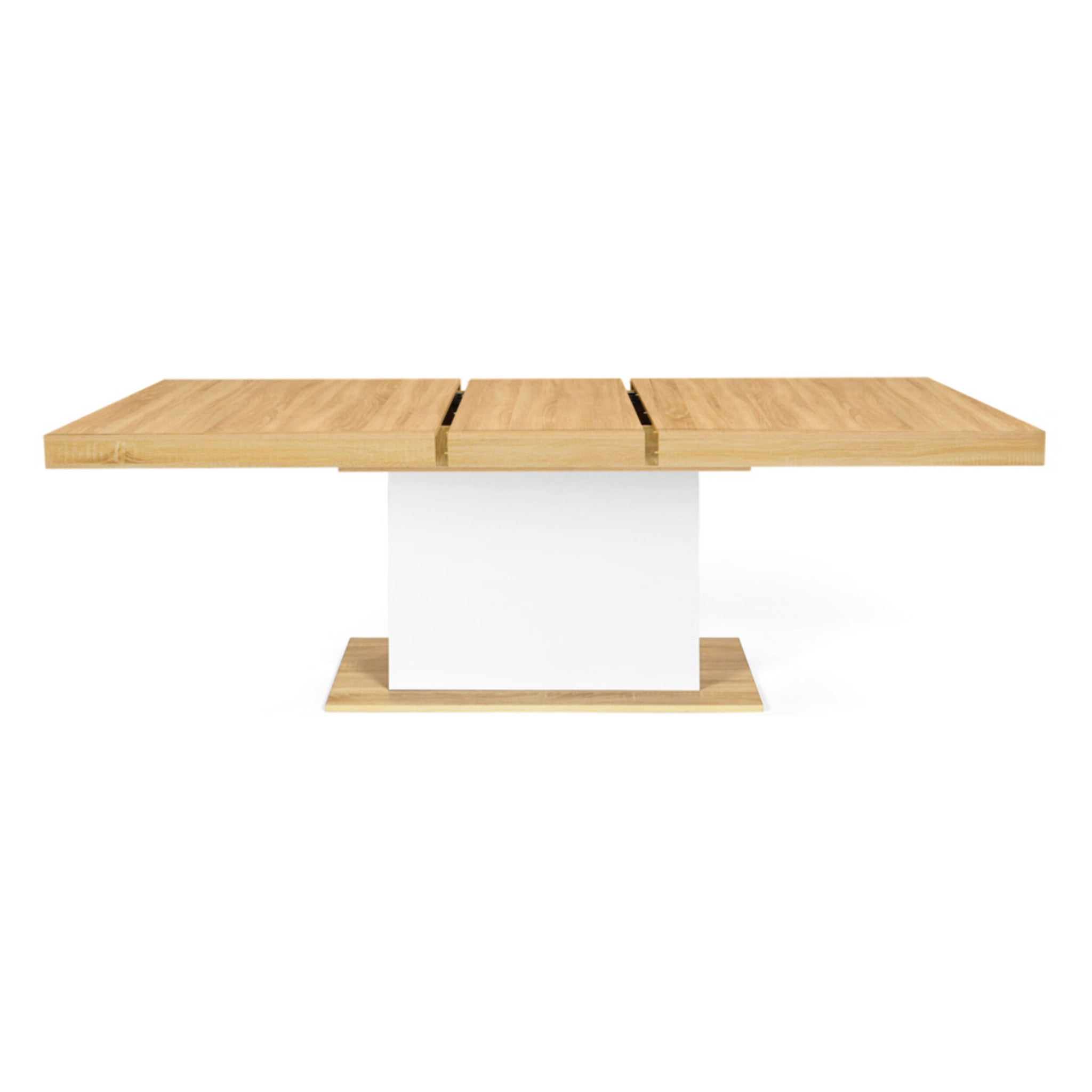 Table à manger extensible Tania - Bois - Blanc
