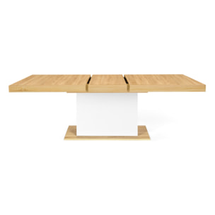 Table à manger extensible Tania - Bois - Blanc
