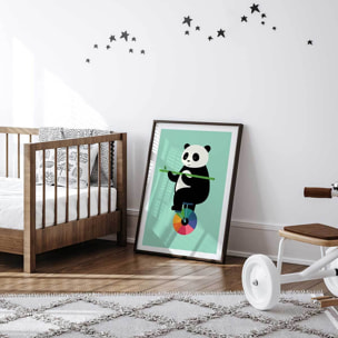 Affiche enfant cirque panda  Affiche seule