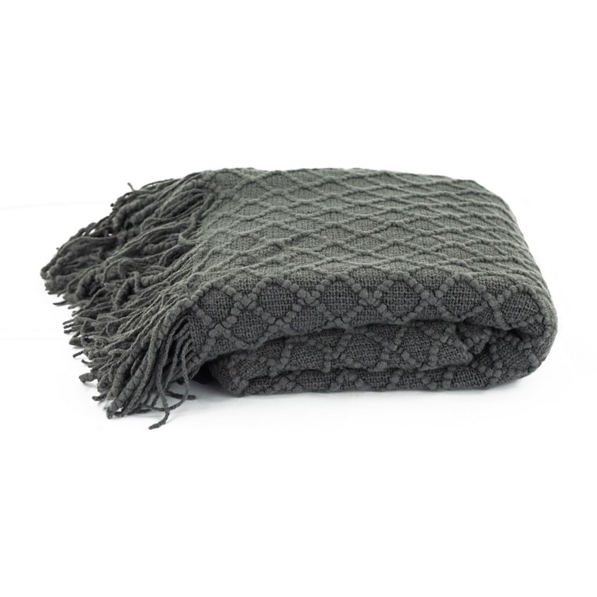 Coperta morbida grigio scuro 130x170 cm - Harmony