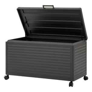 Coffre de rangement "Edenio" graphite M 141,6 x 72 x 78cm en aluminium 670 L
