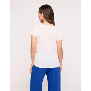 Camiseta Manga Corta Beige - Kipar