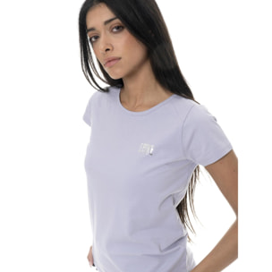 Camiseta de mujer con logo lateral de corazón Leone Basic