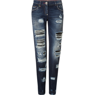 PHILIPP PLEIN boyfriend denim "lot to do"