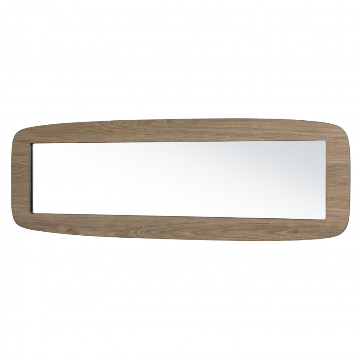 FLEUR - Miroir rectangulaire angles arrondis 120x40cm couleur mocha