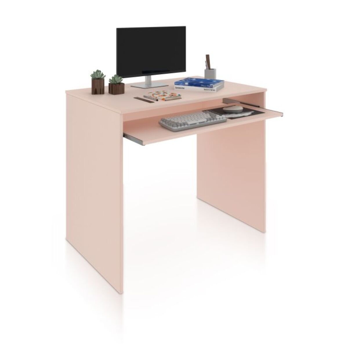 Mesa de ordenador Smile Rosa nube