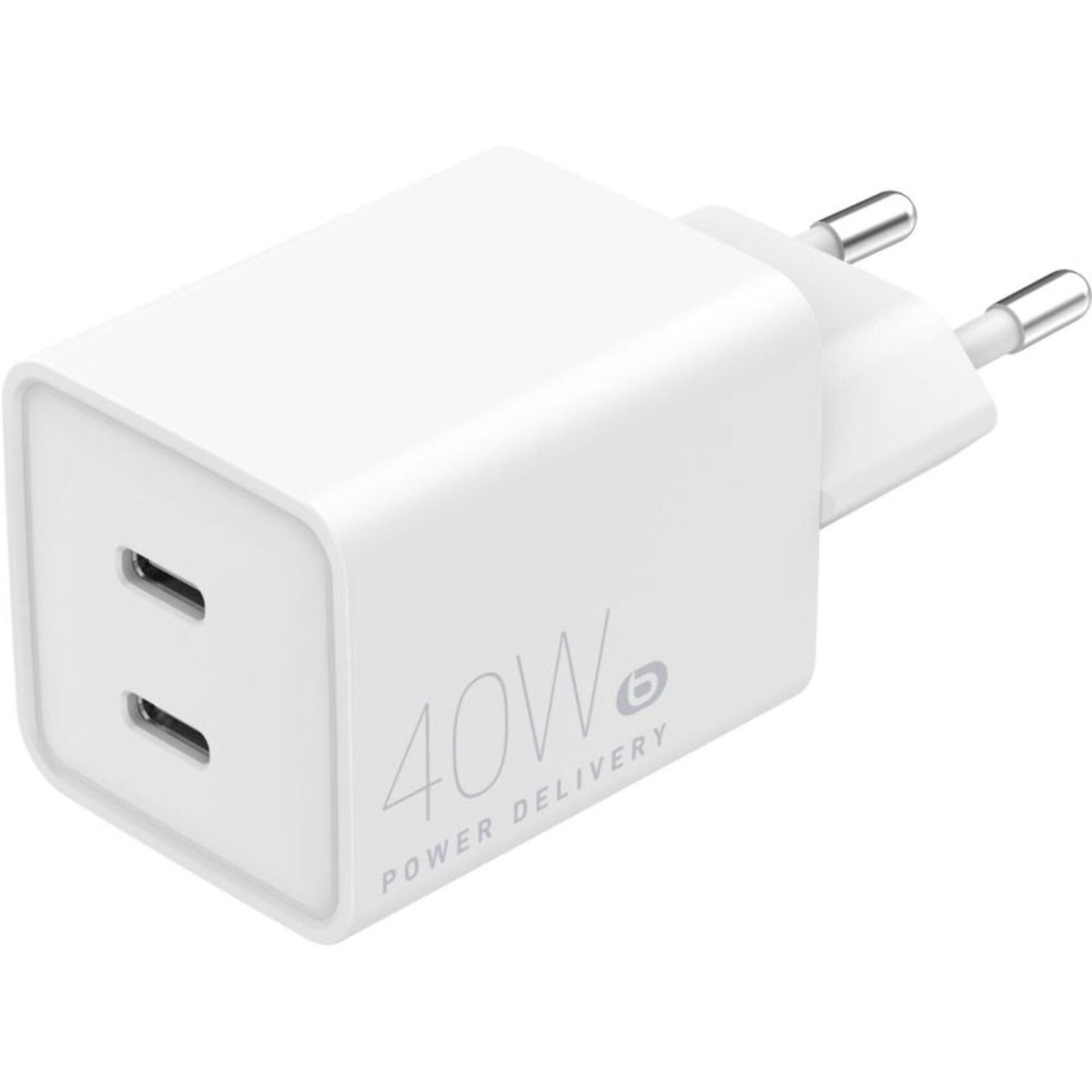 Chargeur ESSENTIELB 40W PowerDelivery 2 USB-C - Blanc