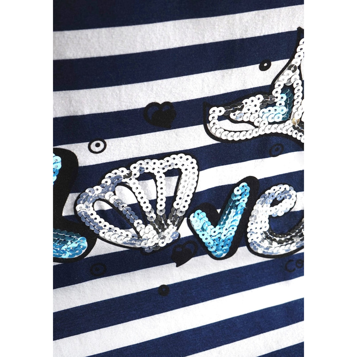 Maglietta da ragazza con sirena marinaia