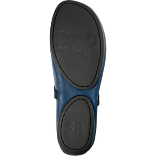 Ballerine - CAMPER Right Nina - Blu - Pelle liscia