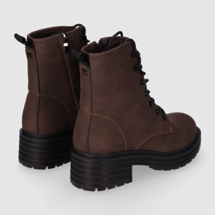 Botines - Marron - Tacón: 4 cm
