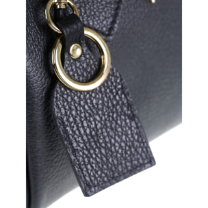 Borsa a bauletto da donna Made in Italy - Oriana Chic - 100% pelle - 23.0 x 15.0 x 14.0 cm