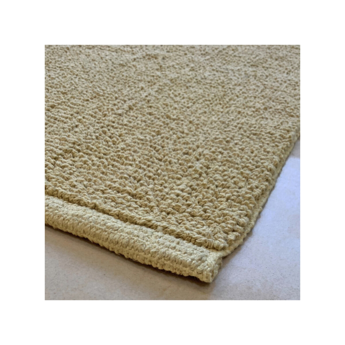 Tapis de salle de bain rectangulaire 40 x 60 cm en coton - WILLOW