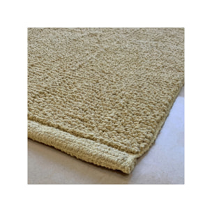 Tapis de salle de bain rectangulaire 40 x 60 cm en coton - WILLOW