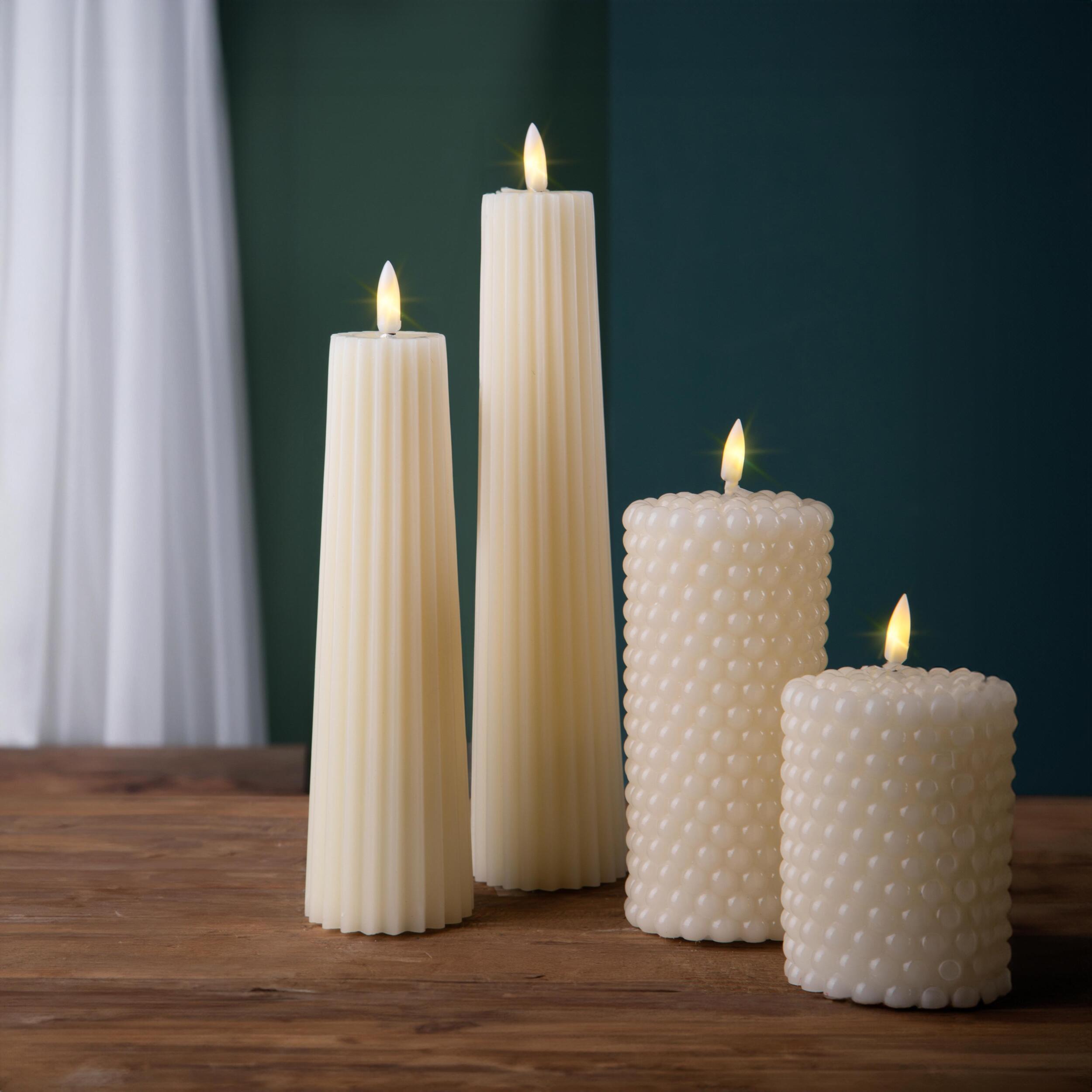 Candela cera - Pezzi 4 - 6xH21x6cm - Bianchi Dino SpA