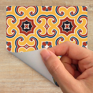 Stickers décoration Meuble - Sticker adhésif Cuisine Salon - 24 STICKERS CARRELAGES MEUBLE NOELINA