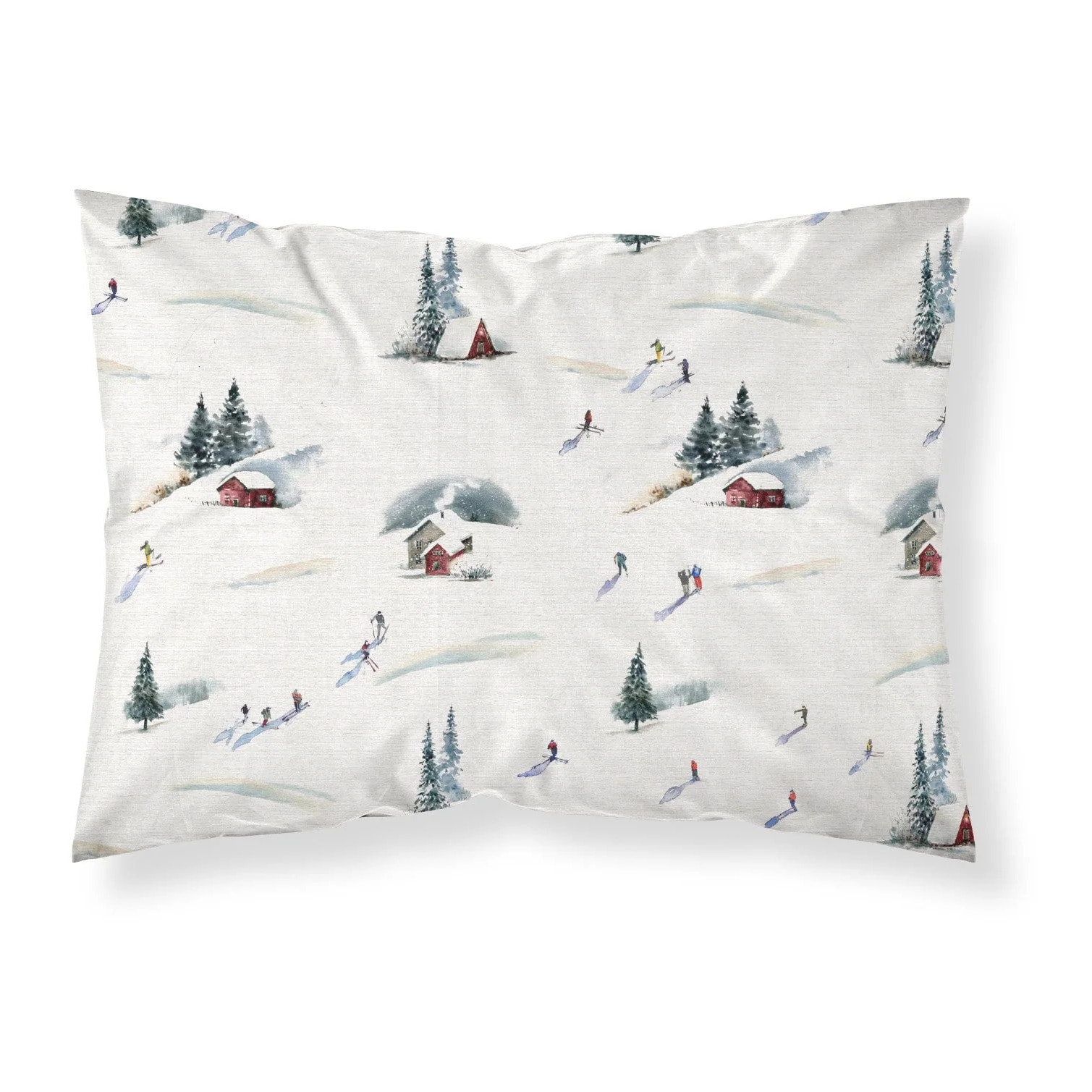 Taie d'oreiller Winter Ski