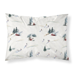 Taie d'oreiller Winter Ski