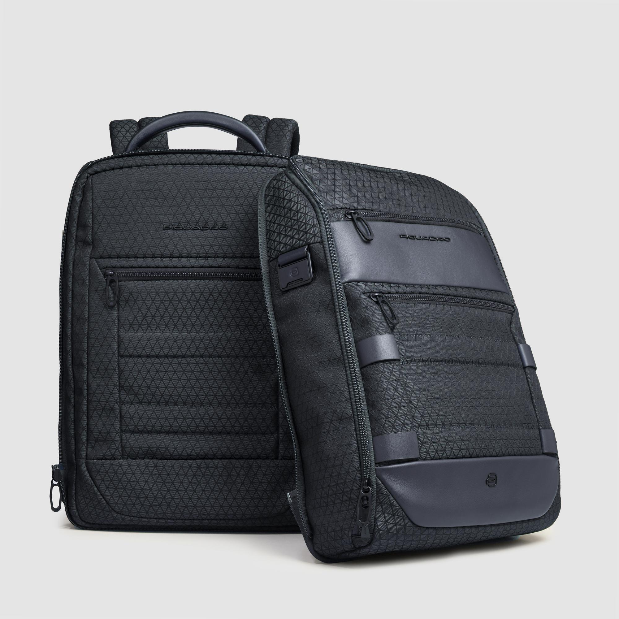 Piquadro Zaino da viaggio modulare 2 in 1 porta pc 15,6"