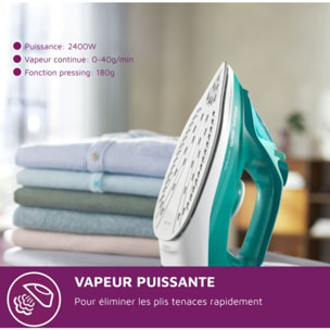 Fer à repasser PHILIPS DST3030/70 fer à vapeur vert