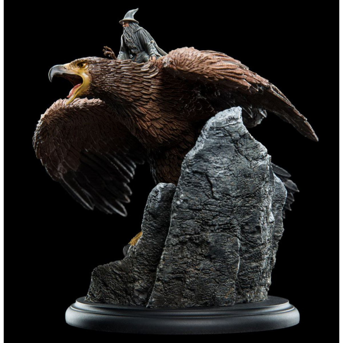 Il Signore Degli Anelli Statua Gandalf On Gwaihir 15 Cm Weta Workshop