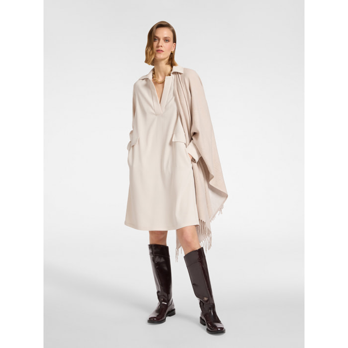 Elena Mirò - Abito in cady stretch - Bianco