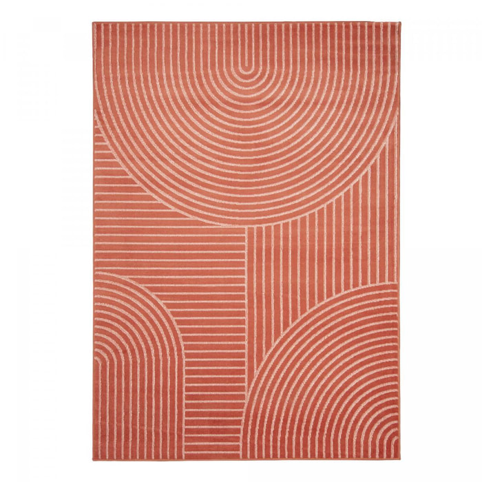 Tapis salon et chambre tissé motif géométrique SUDU