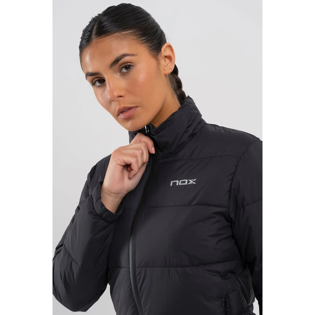 Chaqueta acolchada mujer TEAM negro