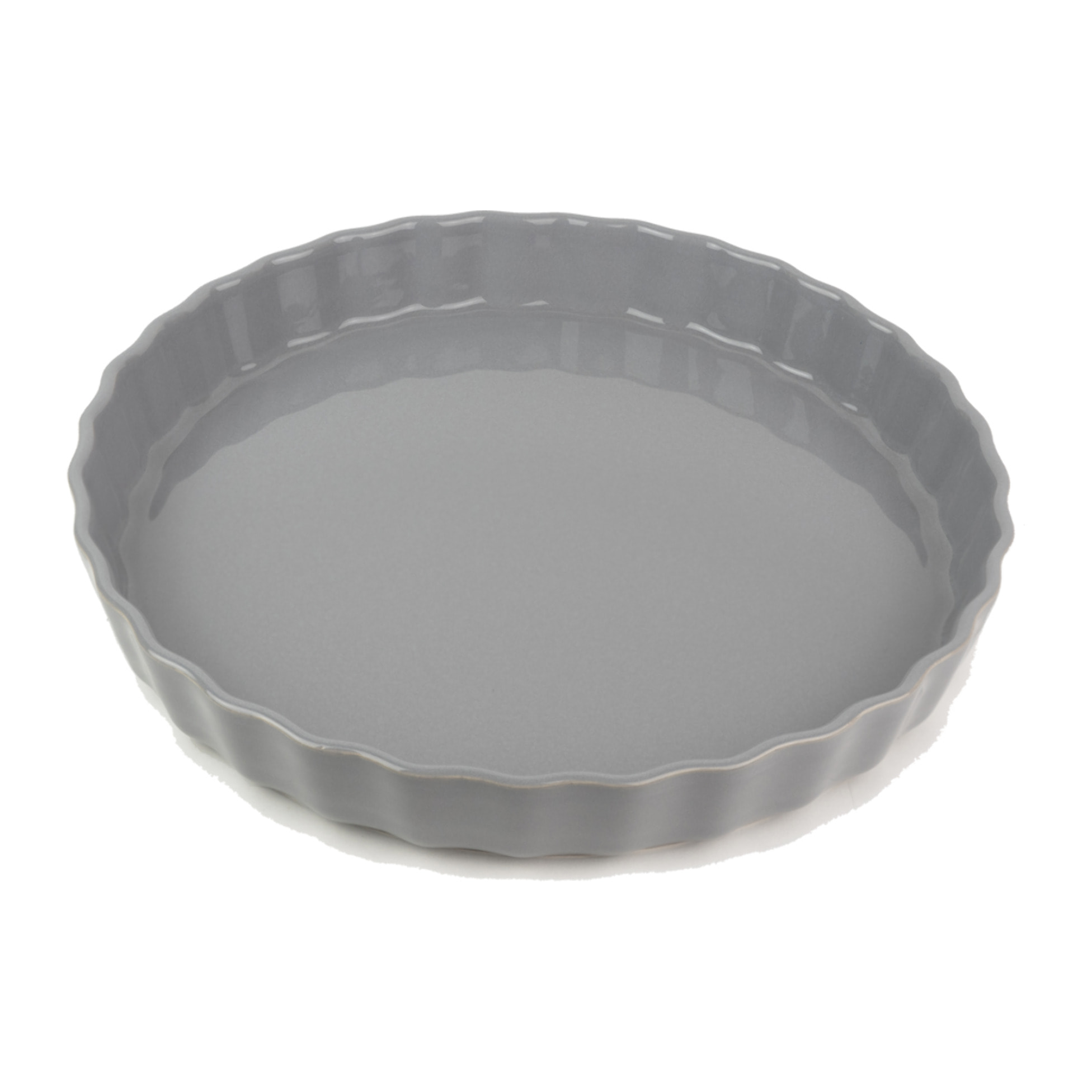 Moule à tarte festonné gris argent 30 cm Délices