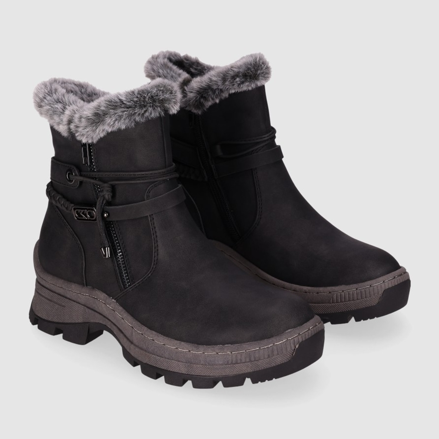 Botines - Negro - Tacón: 5 cm