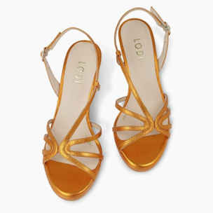 SANDALIAS NARANJAS LODIN