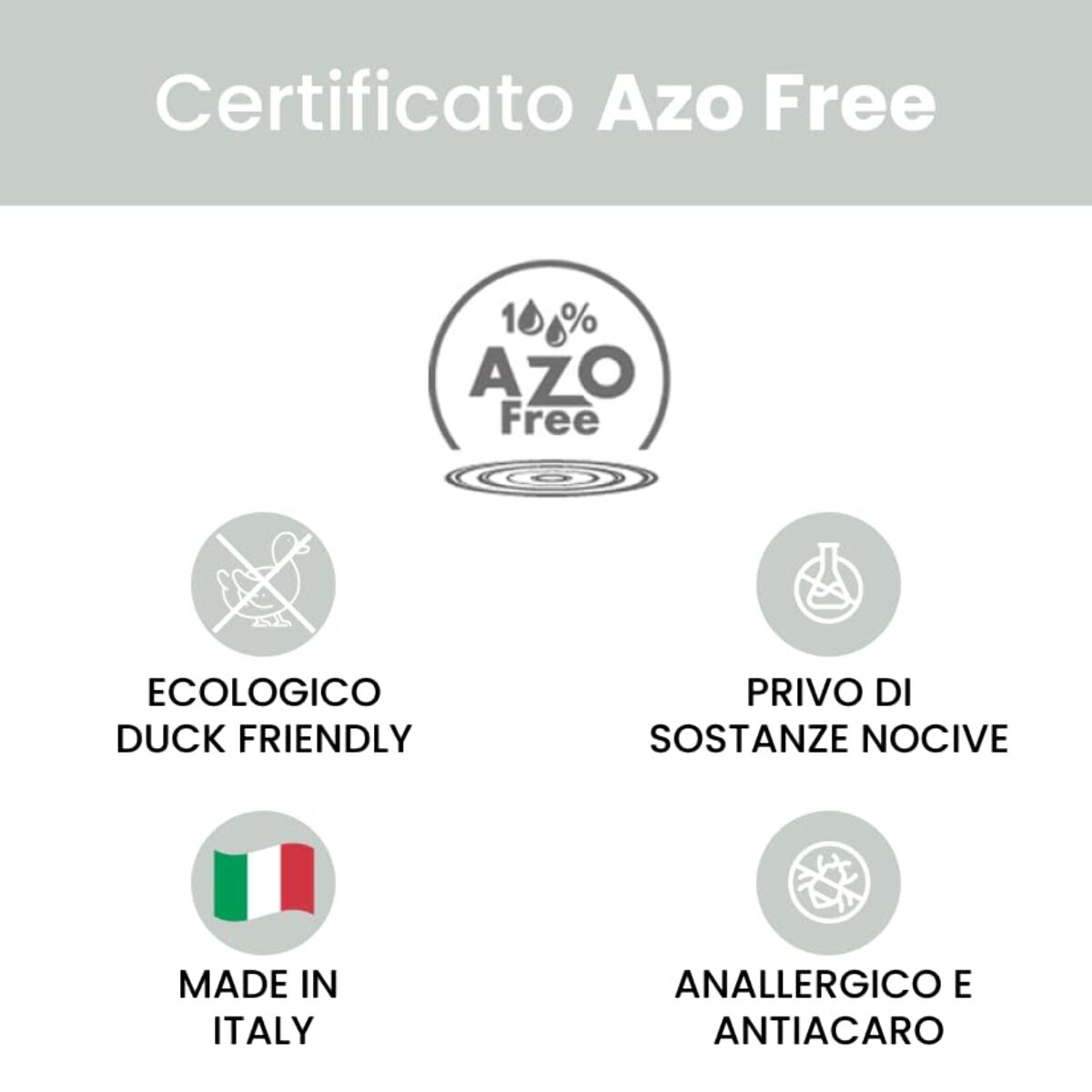 Intrecci - Piumino Invernale, 410 g/m², Anallergico e Antiacaro, Made in Italy, Lavabile in Lavatrice, Ecologico, Una Piazza e mezza