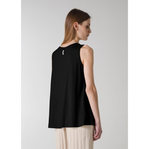 DEHA - Blusa CUPRO SLEVELESS BLOUSE in Cupro per donna