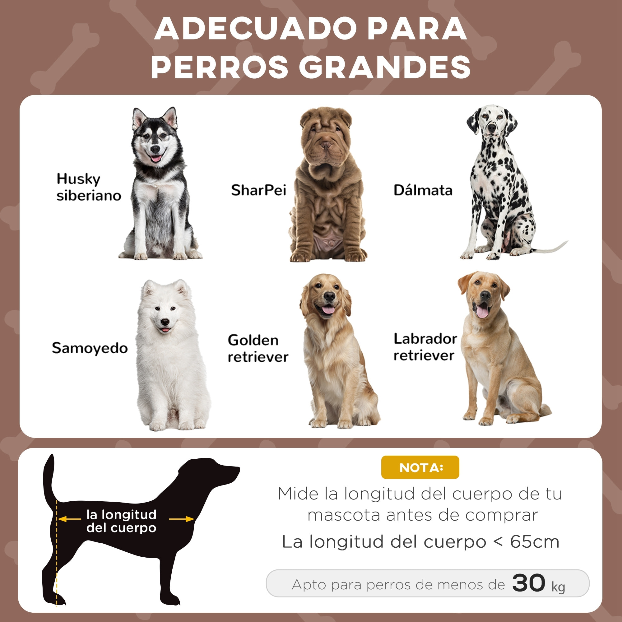 Cama para Perros Elevada con Toldo Cama para Perros Grandes con Marco de Acero y Bolsa de Transporte para Interior y Exterior 106x76x94 cm Café