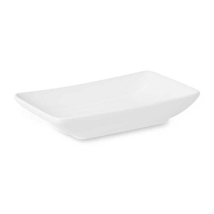 `PACK 6 BANDEJAS RECTANGULAR PORCELANA 19 CM